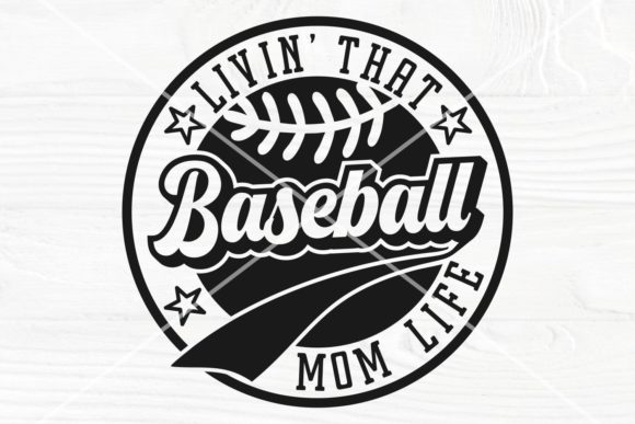 Baseball Mom Life Svg Cut File Graphics and Crafts