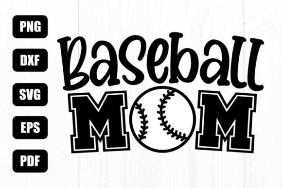 Baseball Mom, Softball Mom, Mom Life Svg Graphics and Crafts Review