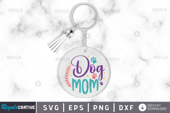 Dog Mom Keychain SVG Design: A Graphic Designer’s Review for Crafts & Graphics