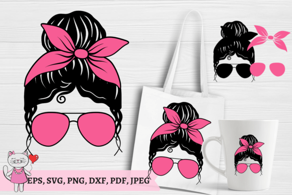 Pink Messy Bun Svg Mom Life Glasses Review